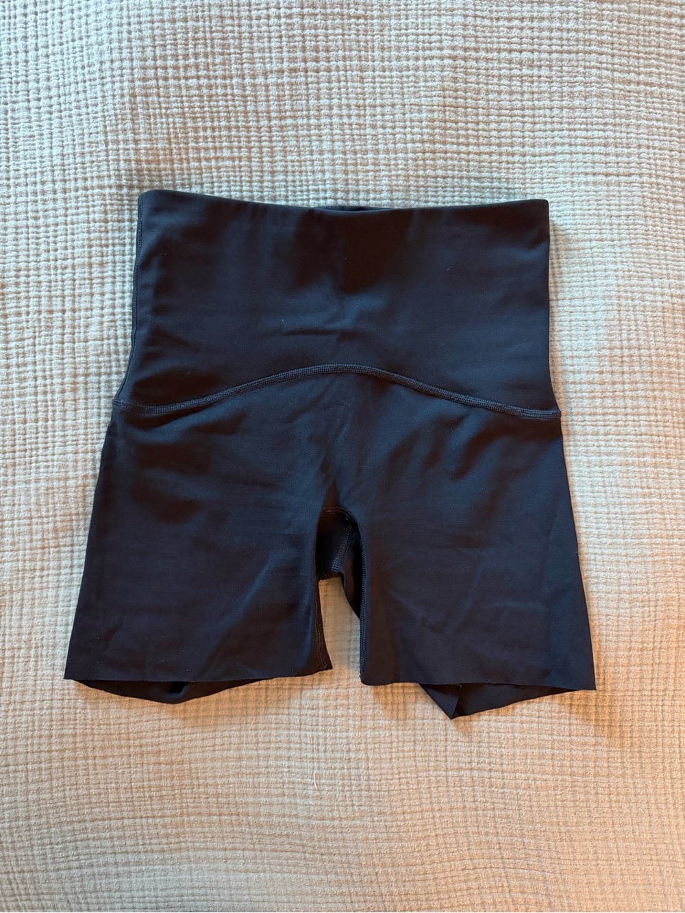 SPANX High-Waist Black Shaping Bike Shorts